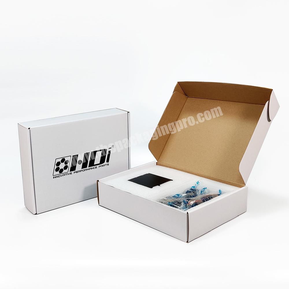 Eco Friendly Packaging Printing Custom Logo Mailer Box Storage Electronic Product Paper Packing Cardboard Shipping Boxes