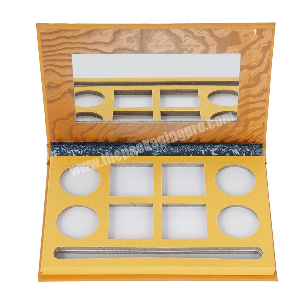 Empty Magnetic Eye Shadow Case Cosmetics Container Makeup Eyeshadow Palette Paper Box