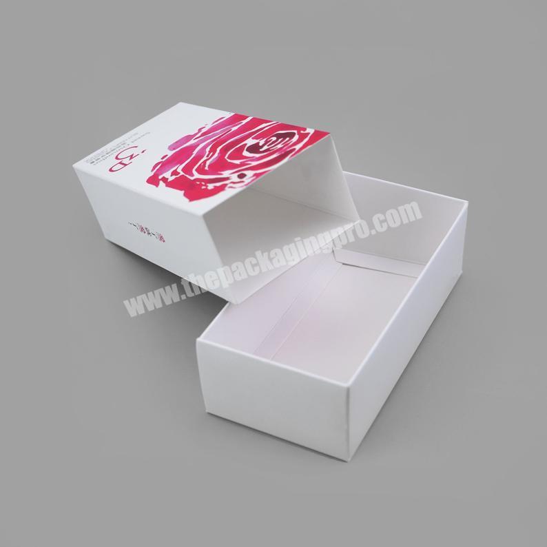 Factory Made High Quality Custom your logo White Drawer Gift Boxes Gift Paper Packaging Gift boxes with lids