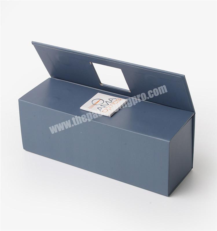 Factory Price Custom Logo Cardboard Folding Style Magnetic Gift Box Packaging for Wine