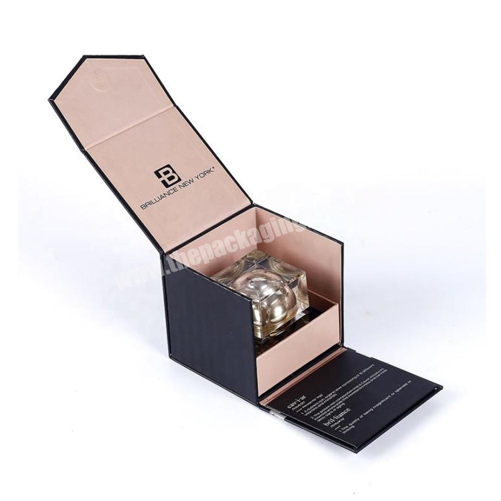 Fashion design cardboard cosmetic premium luxury perfume box packaging custom printed makeup perfume bottle with box packaging