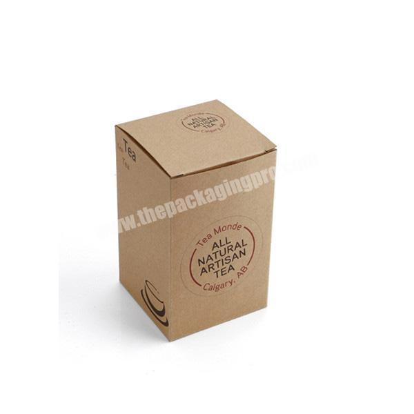 Handmade soap brown Kraft paper foldable box jewelry box