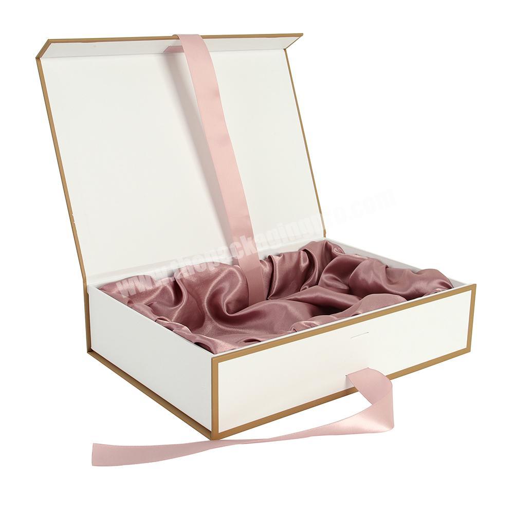 High End Gift Rectangular Wedding Wig Clothes Jewellery Packaging Boxes
