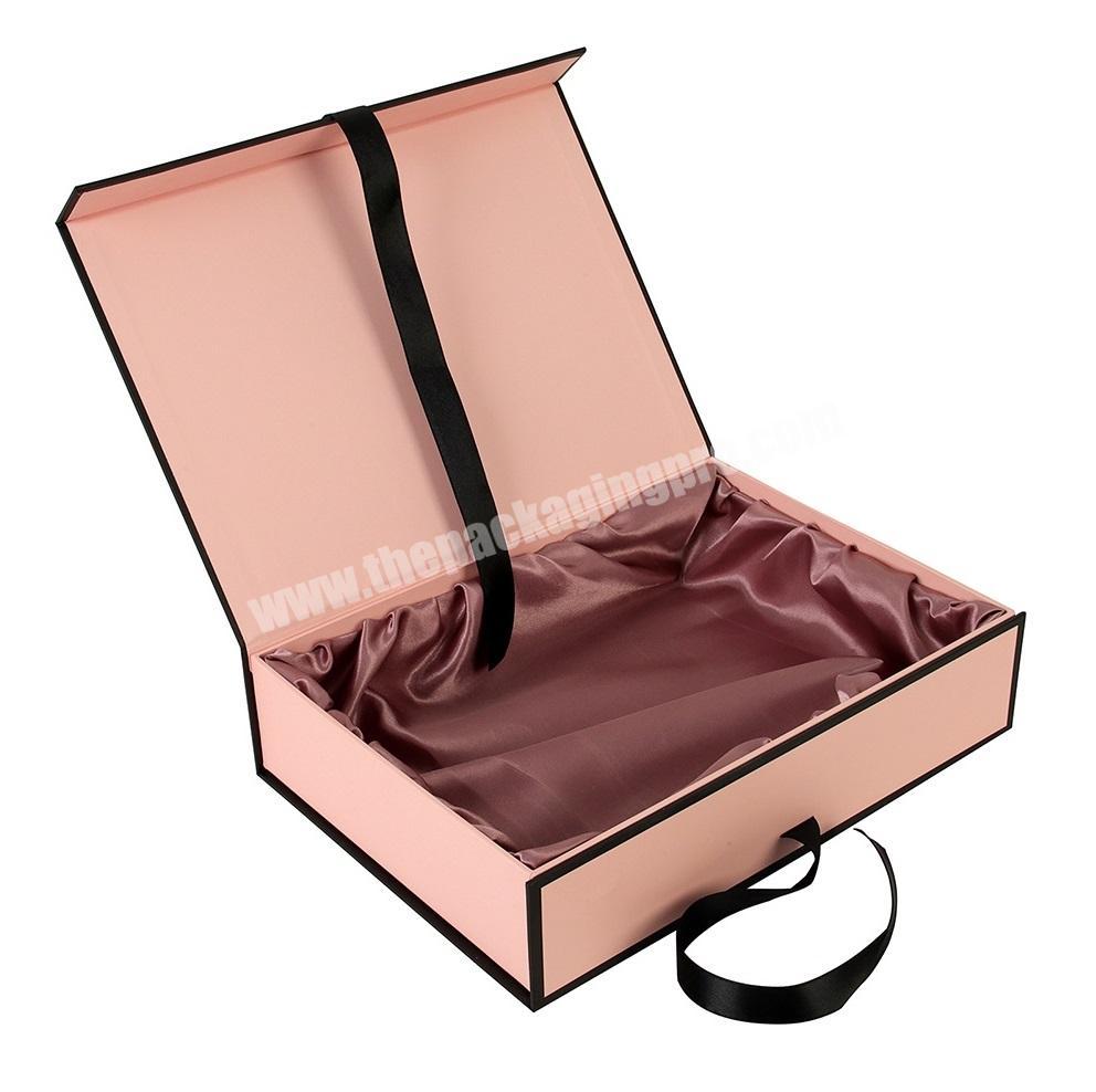 High Quality Cheap Customized Pink Color Printed Cardboard Gift Paper Box