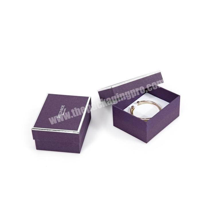 High Quality Modern Silk Inside Jewelry Box Packaging Rings
