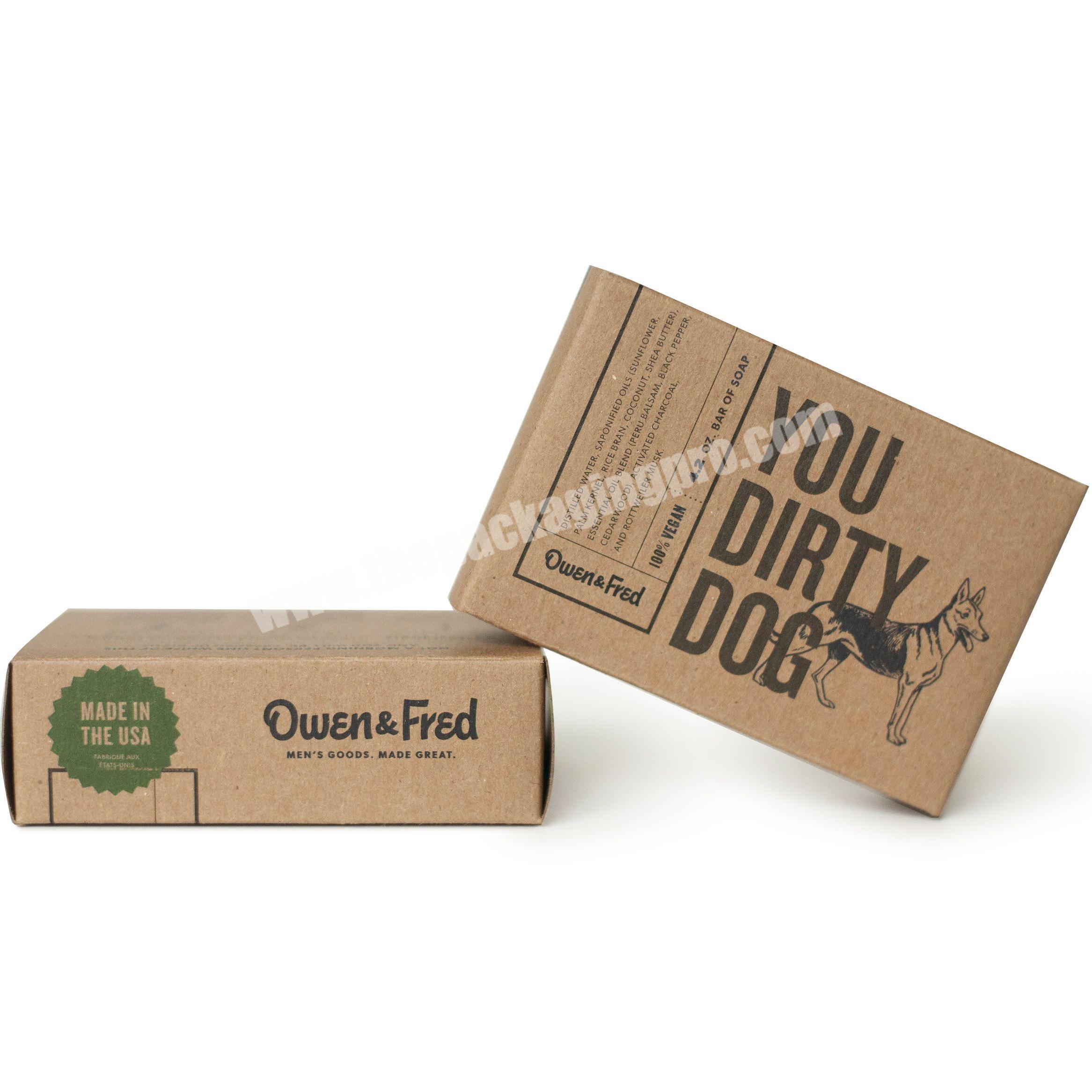 High Quality Recyclable Custom Natural Box for Soap Kraft Paper Box