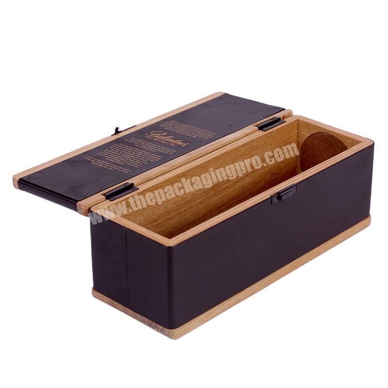 High grade matte varnishing wood box wine box wood