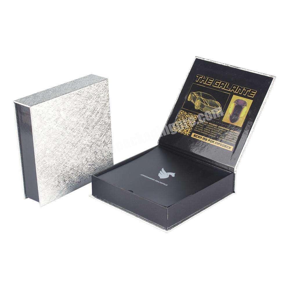 High quality custom logo special paper display storage electronic watch packaging magnetic gift box