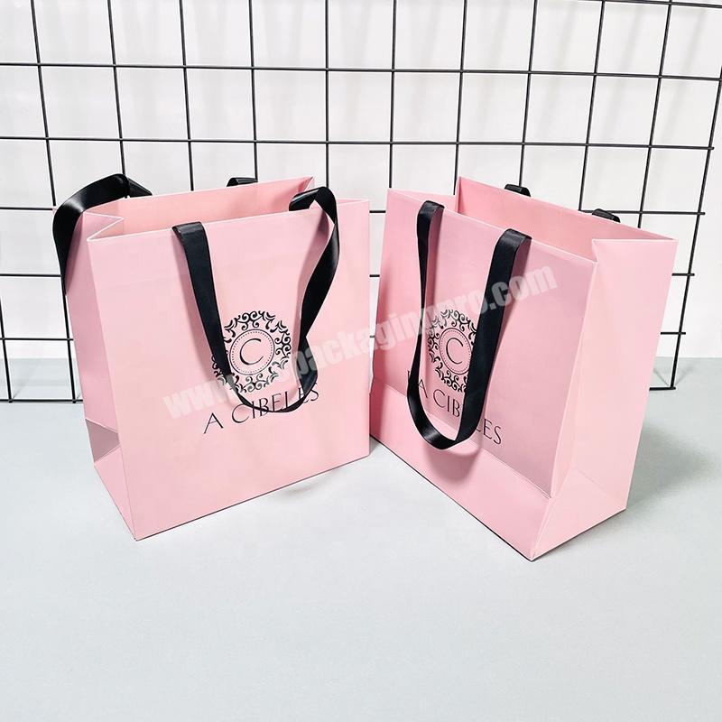 High quality luxury eco friendly wholesale custom colourful paper bag  with your own logo