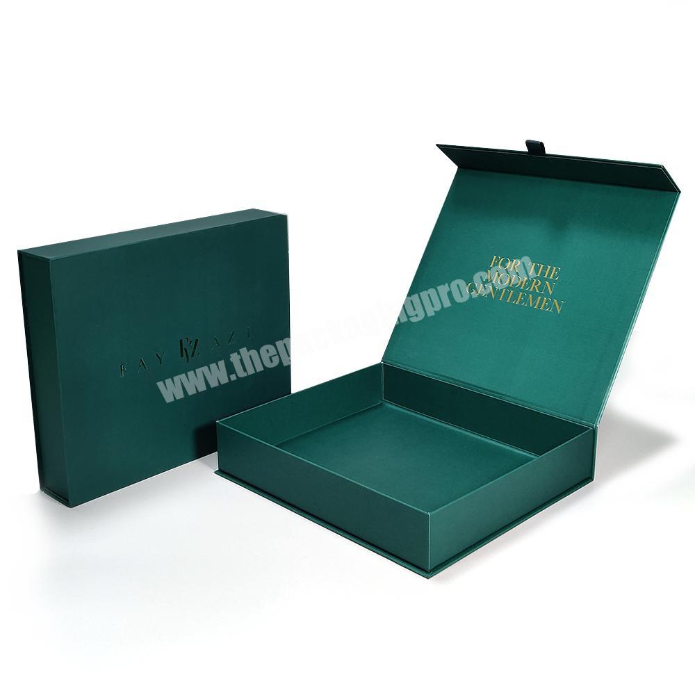 Hot Fancy Magnetic Closure Carton Box Clothes Dress Rigid Flathair Extensions Rigid Luxury Gift Paper Box