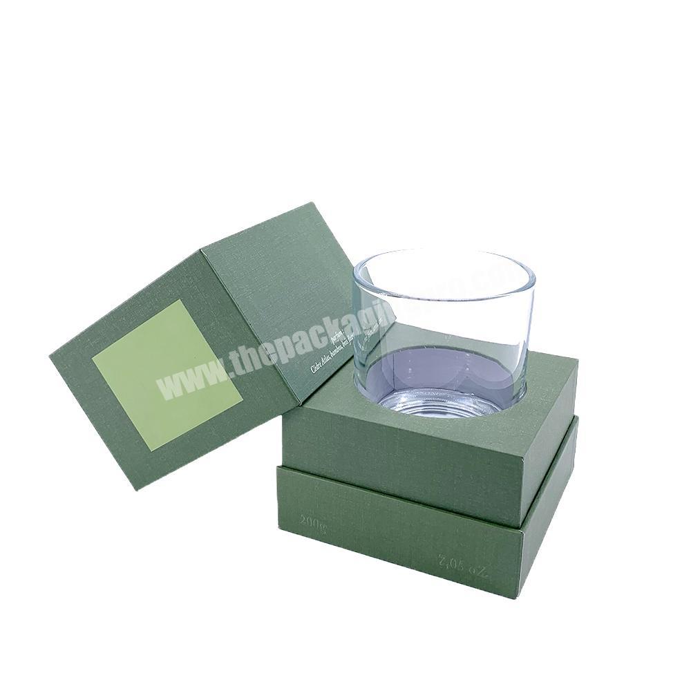 Factory Hot sale Custom Recycle Elegant Candle Jar Folding Box For Candles Luxury Candle Box Amazon Packaging Design