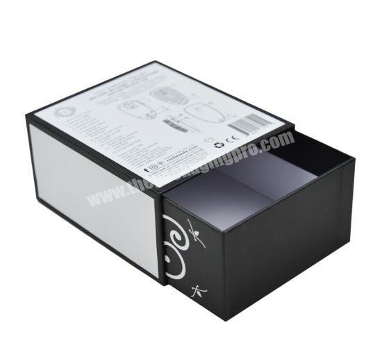 Kraft carton custom black card white card drawer box tea packaging gift box custom underwear gift box spot
