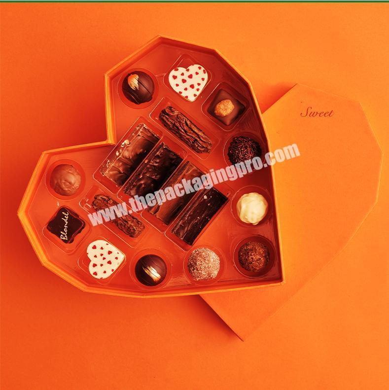 Luxury Chocolate Box Gift Packaging Custom Chocolate Boxes Wedding Favor Sweet Box Wholesale with Dividers for Pastries