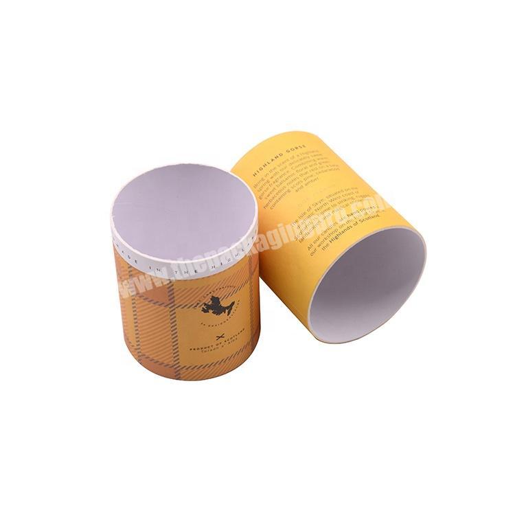 Factory Luxury Design Custom Gift Cosmetic Perfume Bottle Paper Cardboard Round Cylinder Tube Packaging