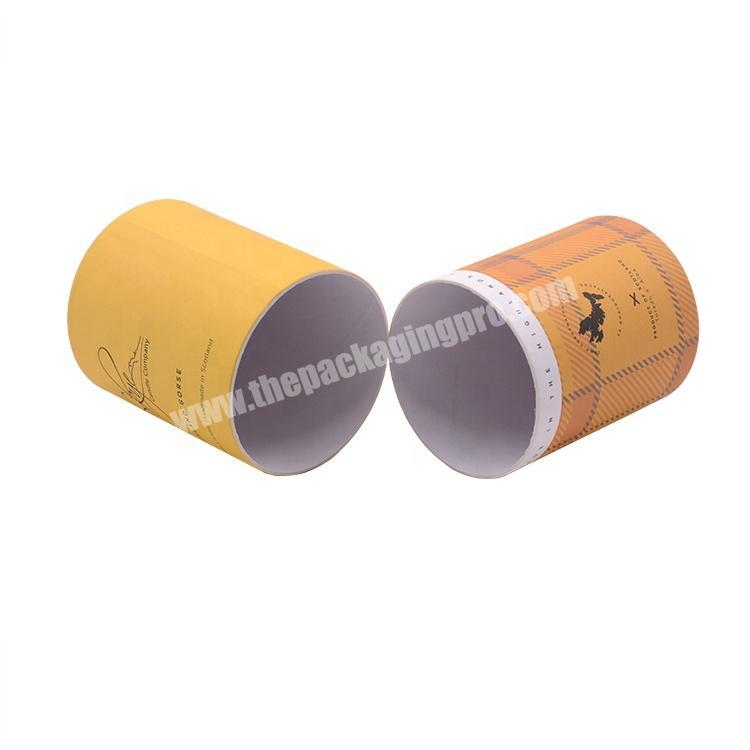 Supplier Luxury Design Custom Gift Cosmetic Perfume Bottle Paper Cardboard Round Cylinder Tube Packaging