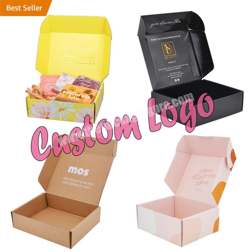 Custom Mailer Box Customized Colored Mailer Boxes With Custom Logo Printed, Durable Apparel Packaging Boxes