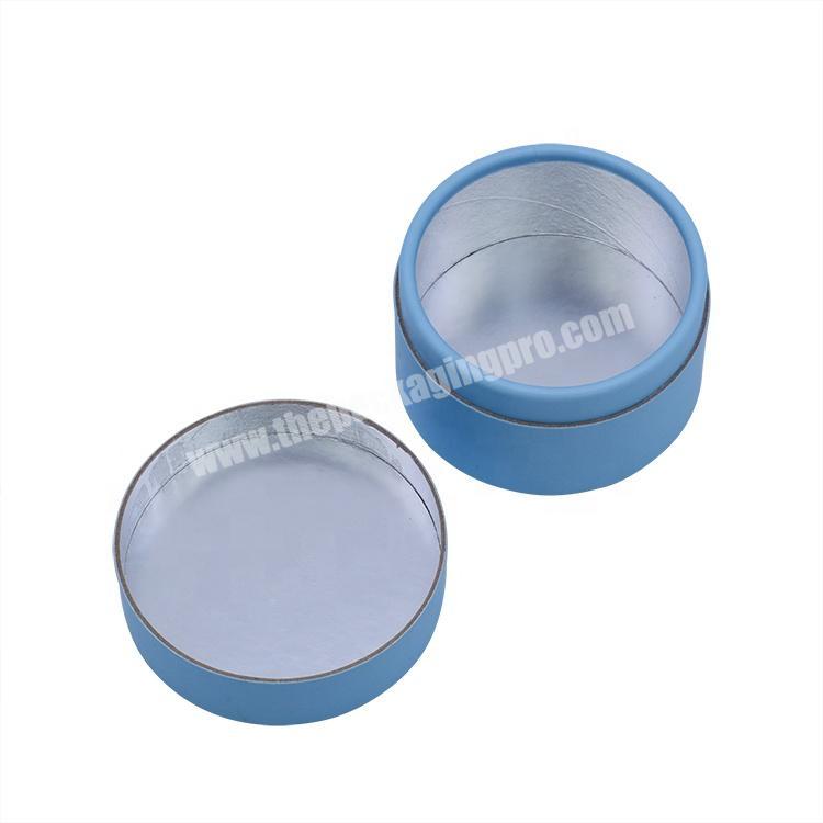 Supplier Manufacture Wholesale Custom Logo Matte Foil inside Small Simple Cylinder Gift Paper Round Tube Box
