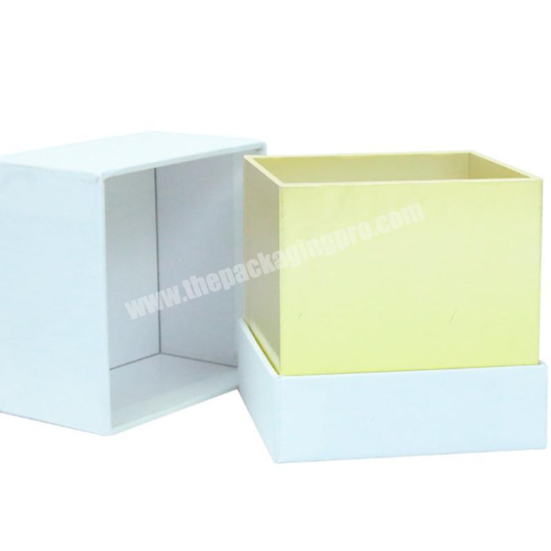 Manufacturer Luxury White Candle Box Custom Unique Scented Candle Jar Perfume Holder Boxes Packaging Gold Cardboard Gift Box