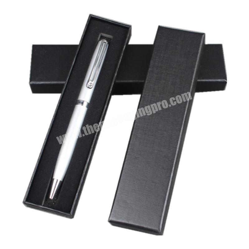 Manufacturer luxury pen gift box cardboard paper single pen boxes with foam insert