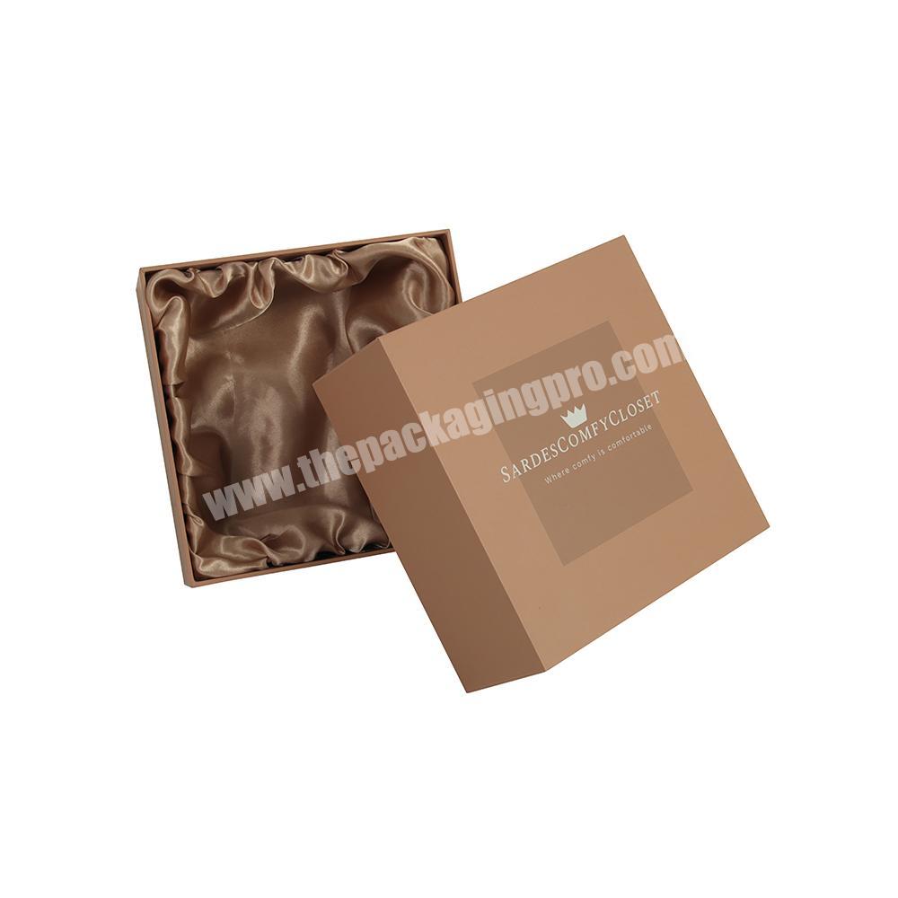 Most Popular Recyclable Base Product Wig Satin Lined Gift Paper Box