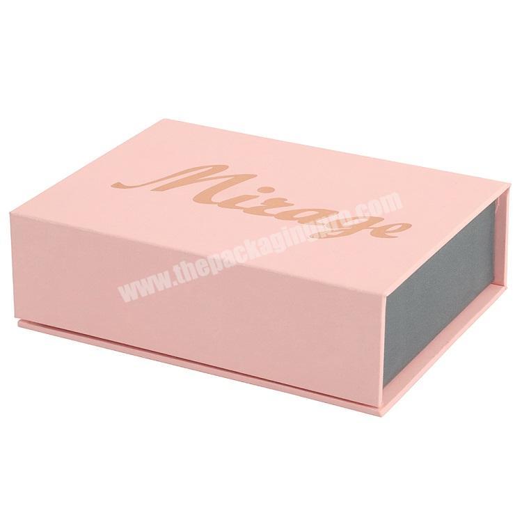 New Goods Pink Bling Magnetic Fancy Paper Cosmetic Packaging Box For Essential Oil