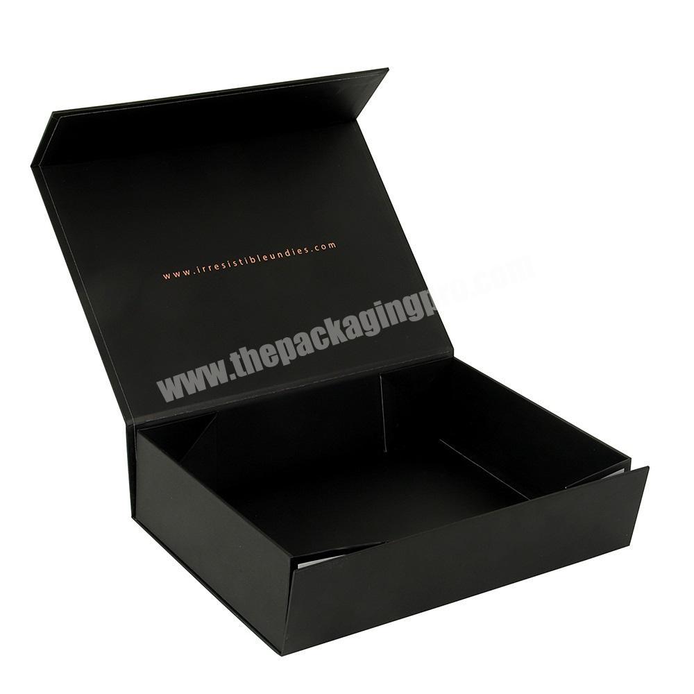 New Hair Products Rectangle Black Empty Valentines Day Gift Boxes