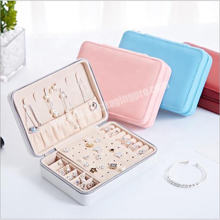 Popular new travel jewelry bag ring earrings bracelet necklace packaging travel jewelry bag