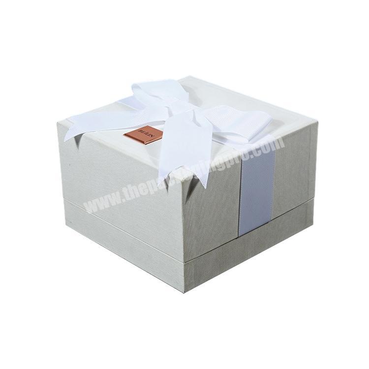 Wholesale Practical Hot Selling custom blanc parfum perfume Gift Box  With lid Ribbon