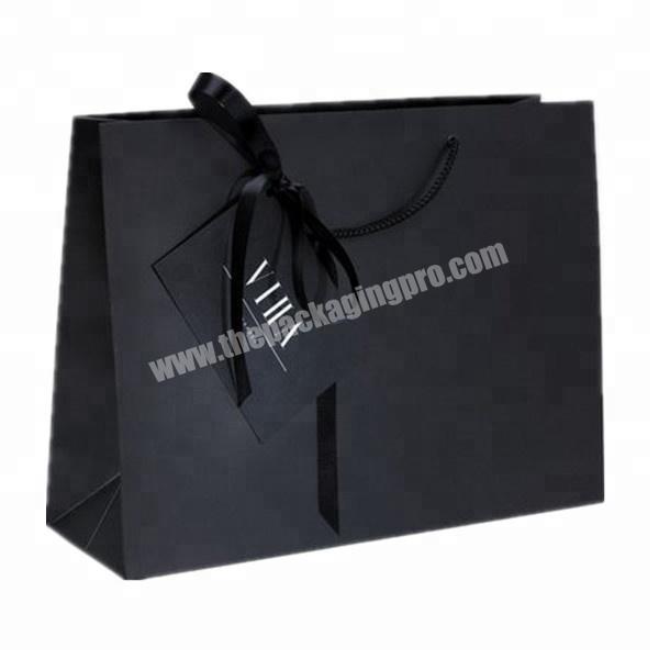 Promotional Custom Logo Printed Packaging Luxury Shopping Gift Paper Bag