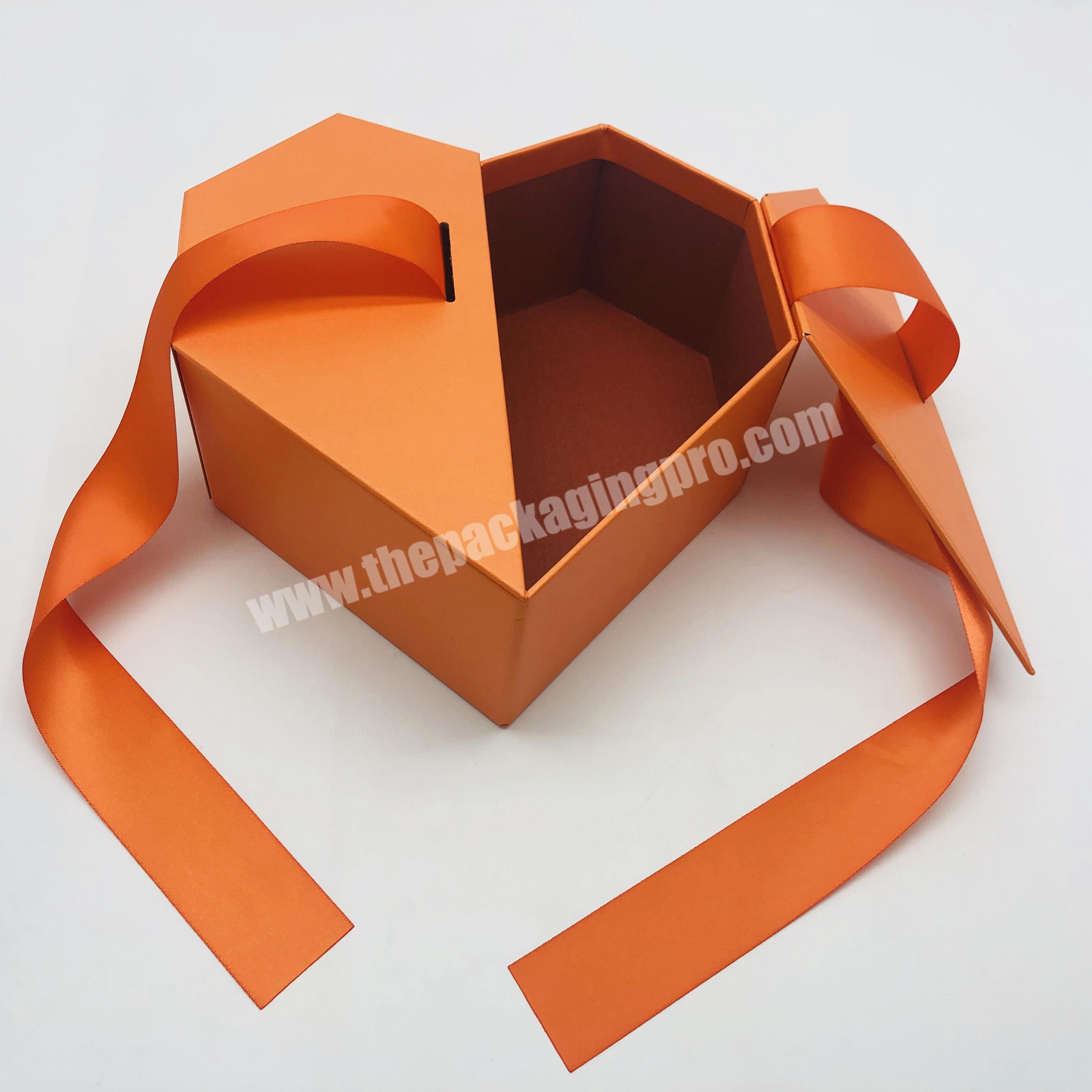 Ribbon Decoration Paper Pink Diamond Preserved Roses Packaging Logo Velvet With Custom Flower Gift Box Drawer