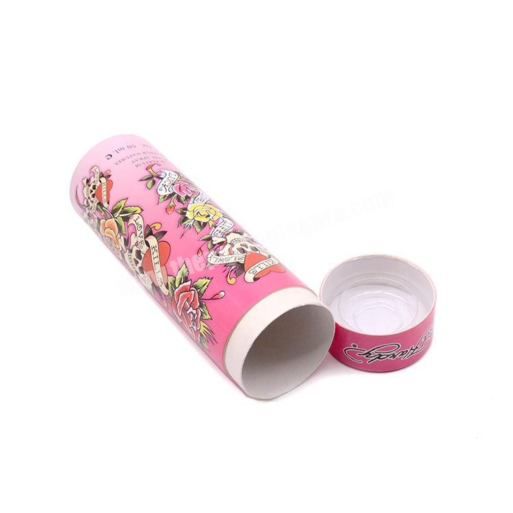 Supplier Round Paper Tube Cosmetic Cardboard Box Luxury Customized Design Round Bottle Skincare Gift Packaging