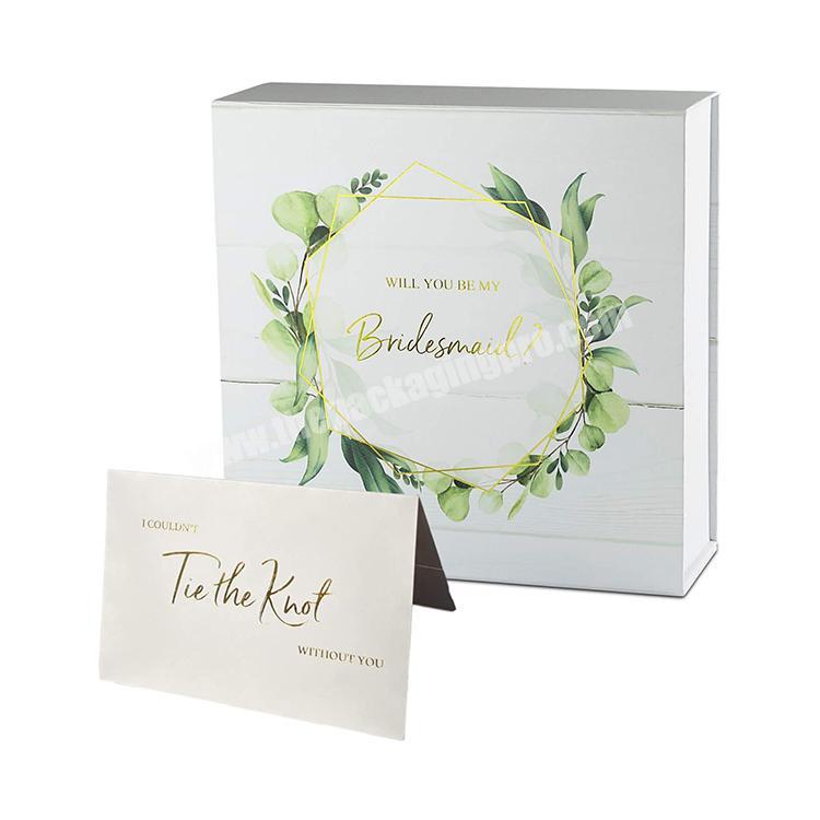 Wedding Favors Bridesmaid Proposa Paper Gift Sets Box
