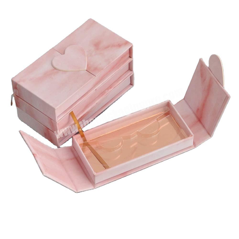 Wholesale Business Vendors  Lash Boxes Package 25mm Mink Lashes Storage Case Makeup Eyelash Packaging Box