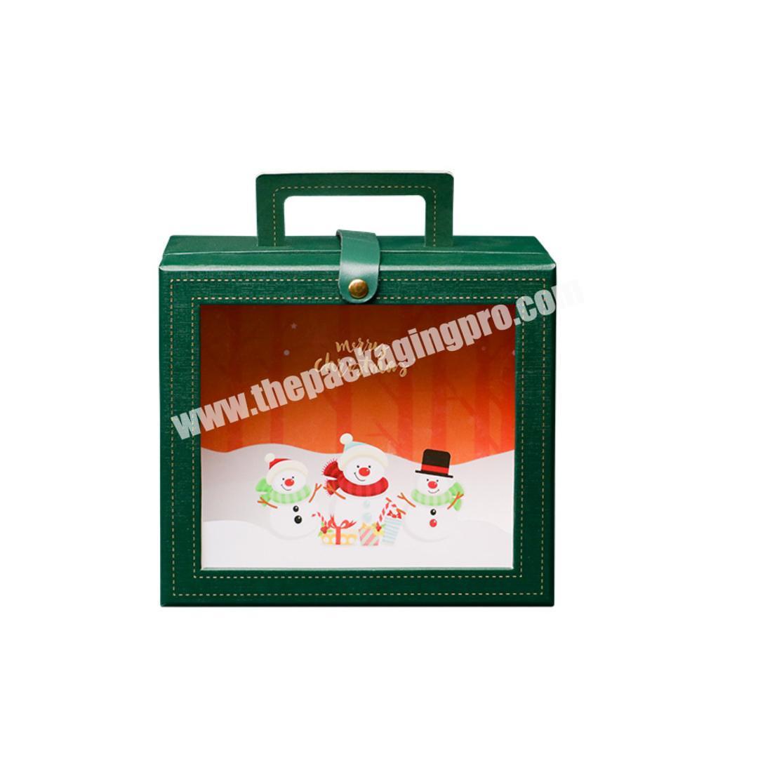Wholesale Creative Gift Cookie Paperboard Suitcase For Chocolate Cosmetic Packaging Christmas Gift Box