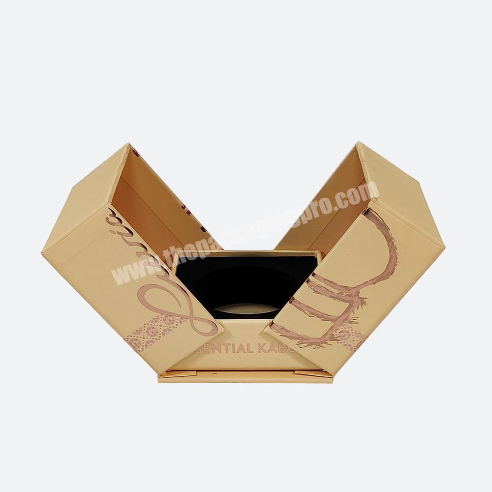 Wholesale Custom Logo Printing Two Door Cosmetic Rigid Paper Cardboard Gift Luxury Face Cream Packaging Box