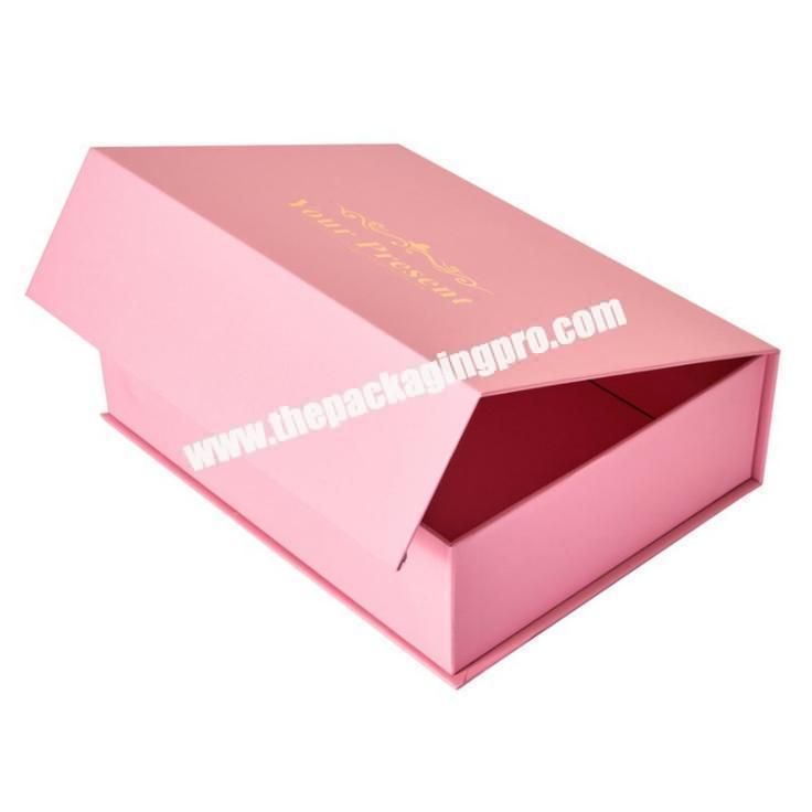 custom printed premium flap Pack lid with logo magnetic closure wholesale gift boxes for weddings