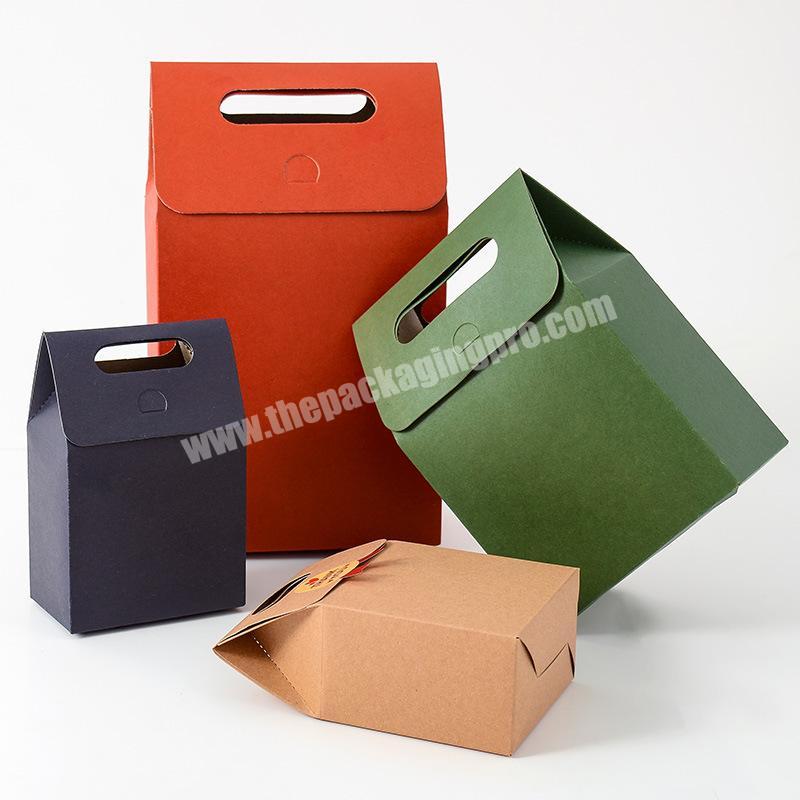Wholesale Food Safe Disposable Kraft Paper Pouch Custom Printed Retail Paper Bag For Bread Cookies Packaging