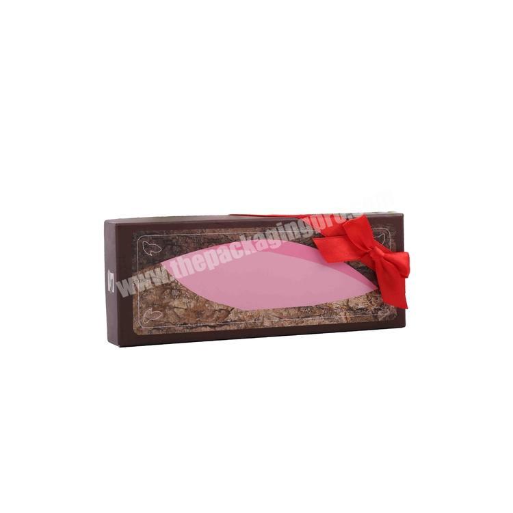 Wholesale High Quality Chocolate Paper Gift Boxes Packaging With Dividers