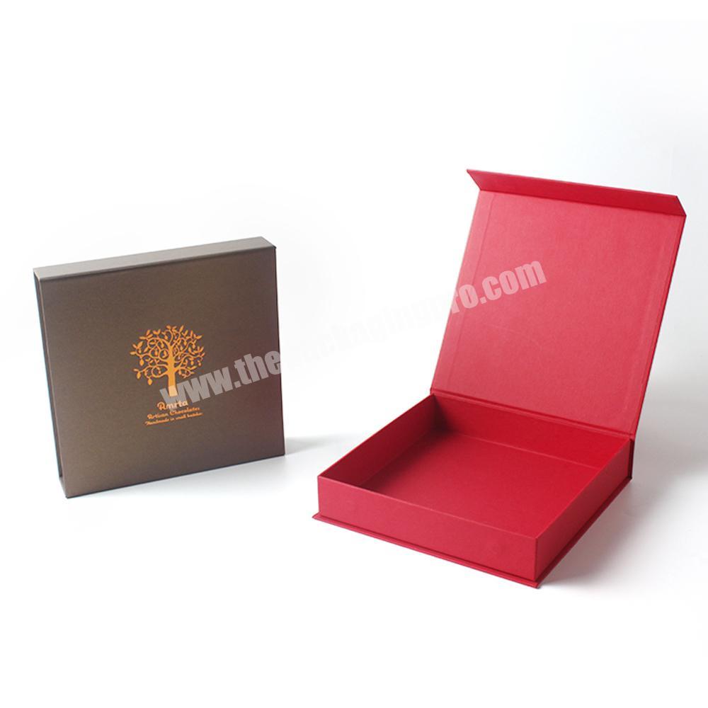 Wholesale Printed Luxury Hot Stamping Logo Cardboard Dress Custom Magnetic Gift Packaging Paper Box