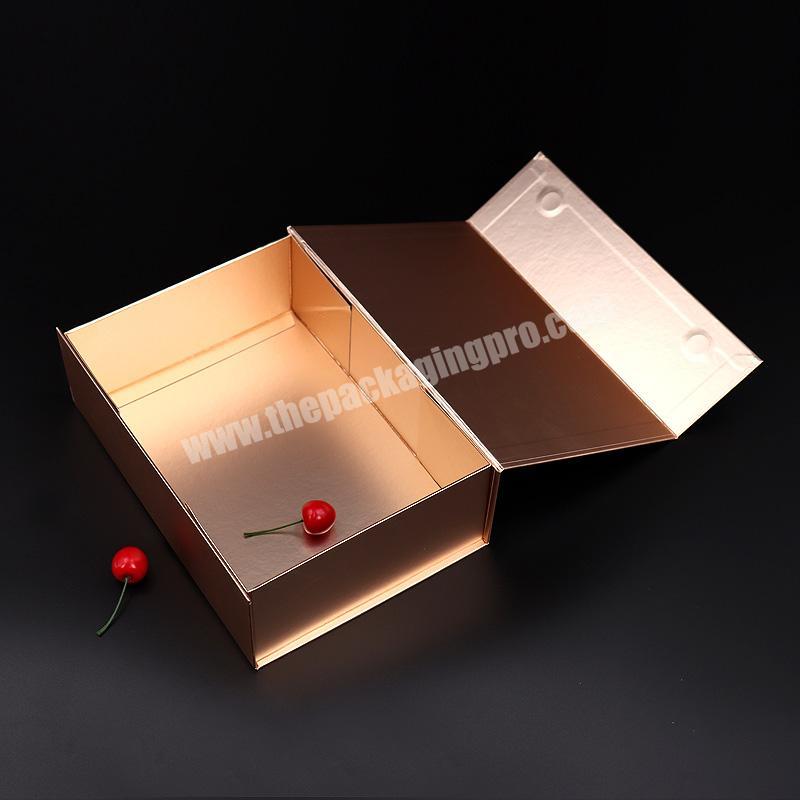 Wholesale Wholesale custom logo printed display small luxury cardboard wedding  foldable gift box paper jewelry packaging box