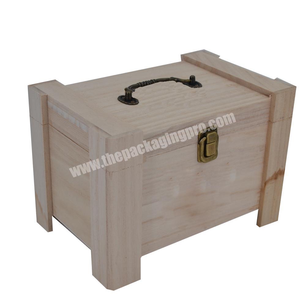Wholesale custom logo printed wooden tea gift box