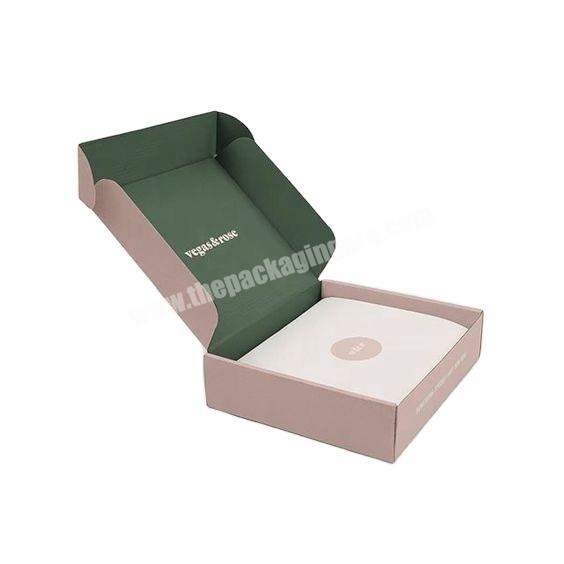 Supplier Wholesales luxury custom logo printed colored retail product corrugated hat clothes shoe mailer box packaging shipping boxes