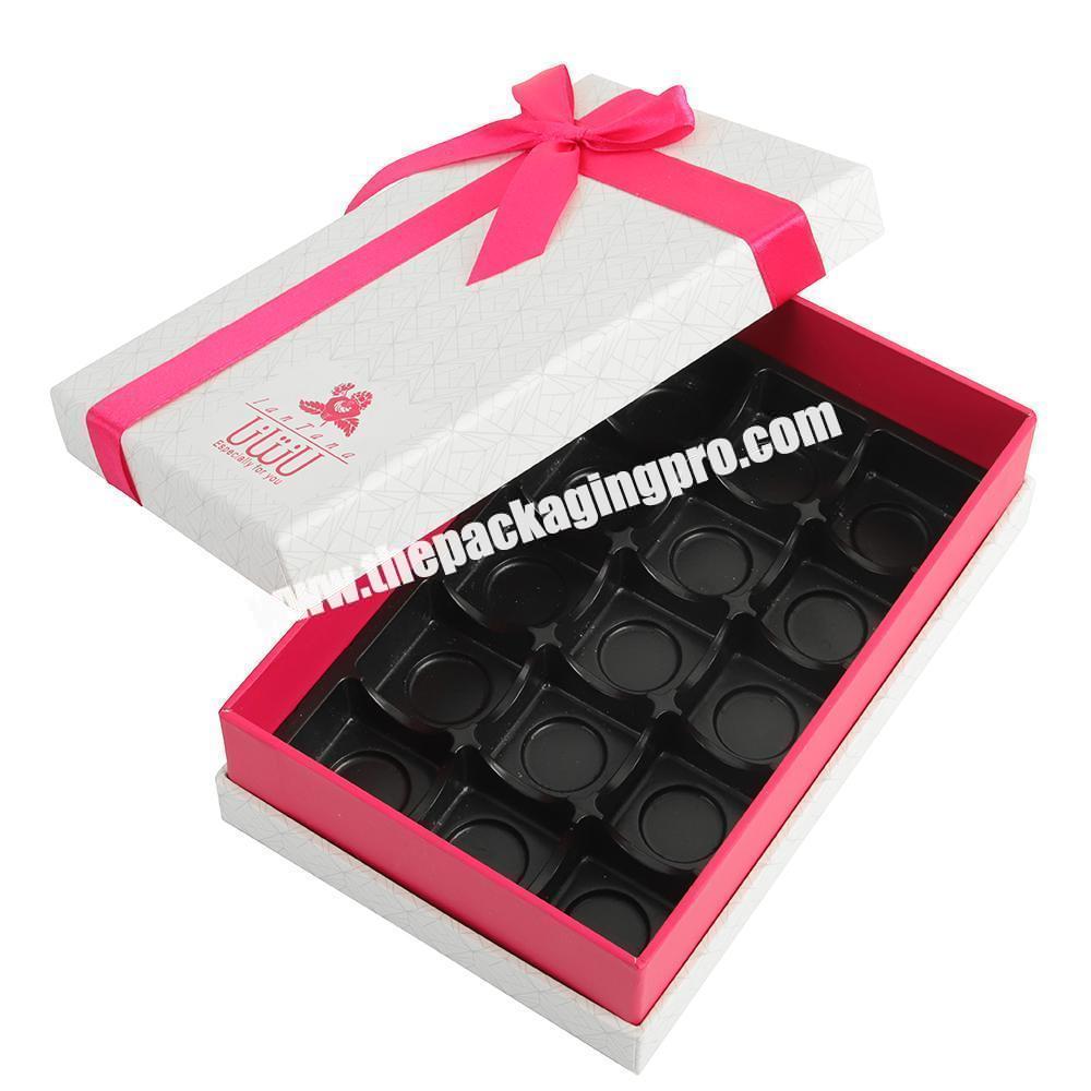 Wholesales luxury new arrival fo simple elegant folding chocolate paper gift box package box with OEMODM service