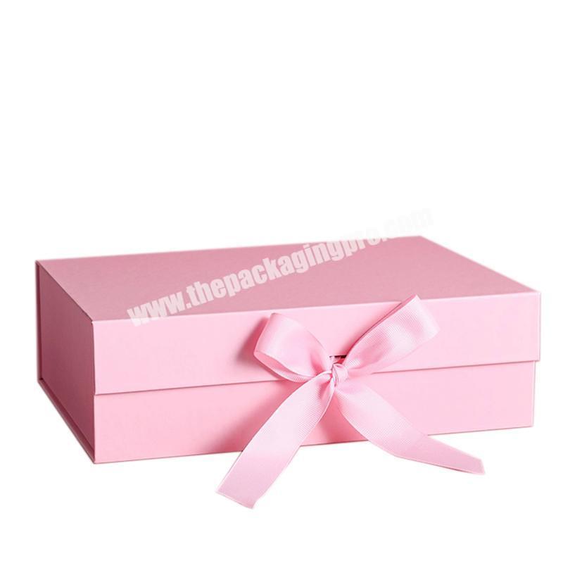 cheap empty magnetic foldable box with your logo