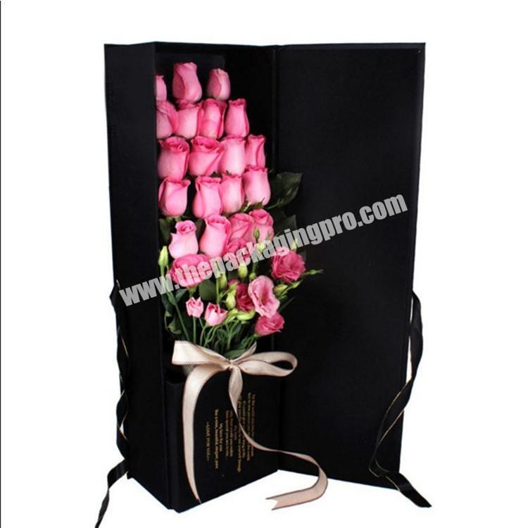 china manufacturer custom cardboard long stem roses box