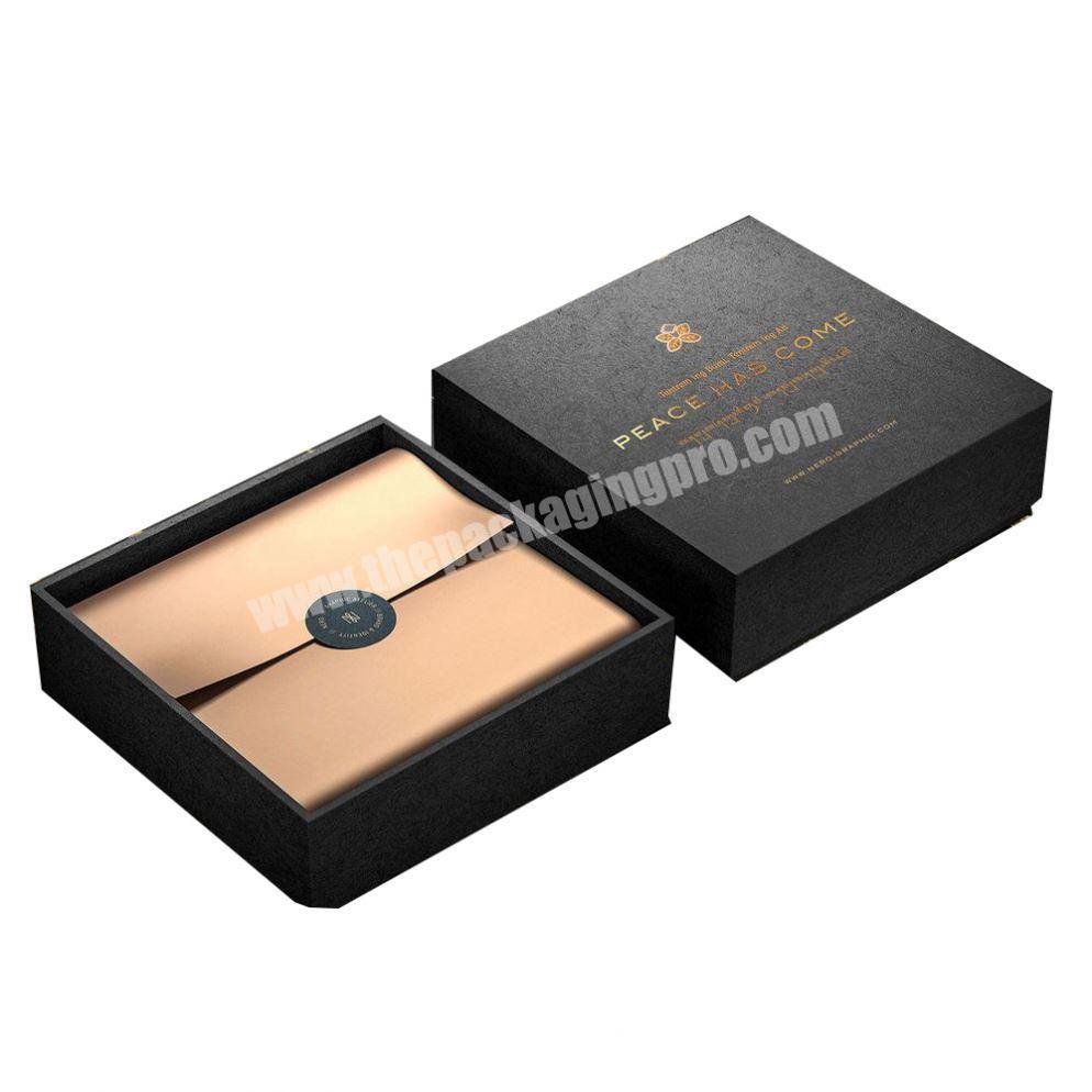 costume cardboard jewelry box belvet mirror black ceramic foam inserts gift luxury inserts leatherette jewelry box