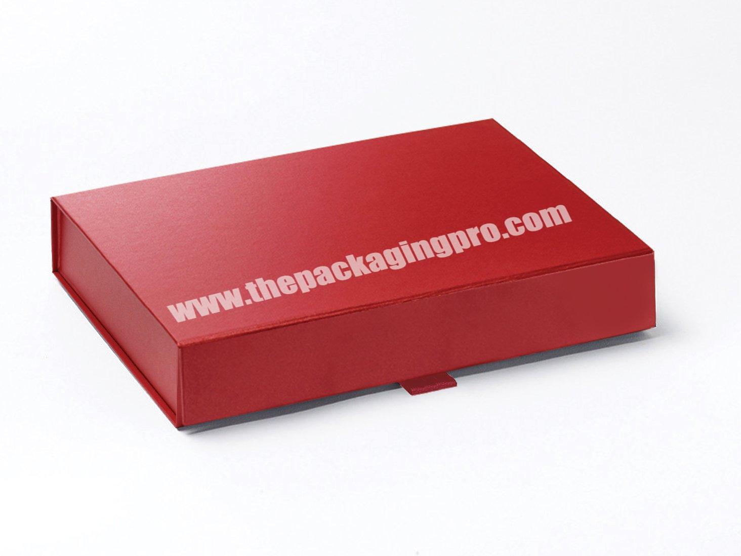 custom custom design cardboard black notebook gift box 