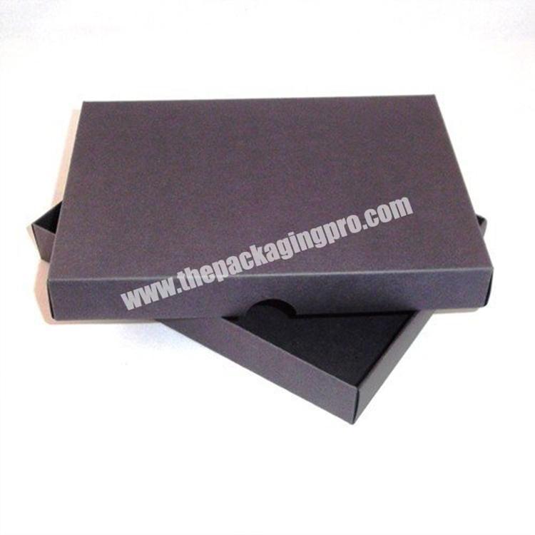 custom design cardboard black notebook gift box wholesaler