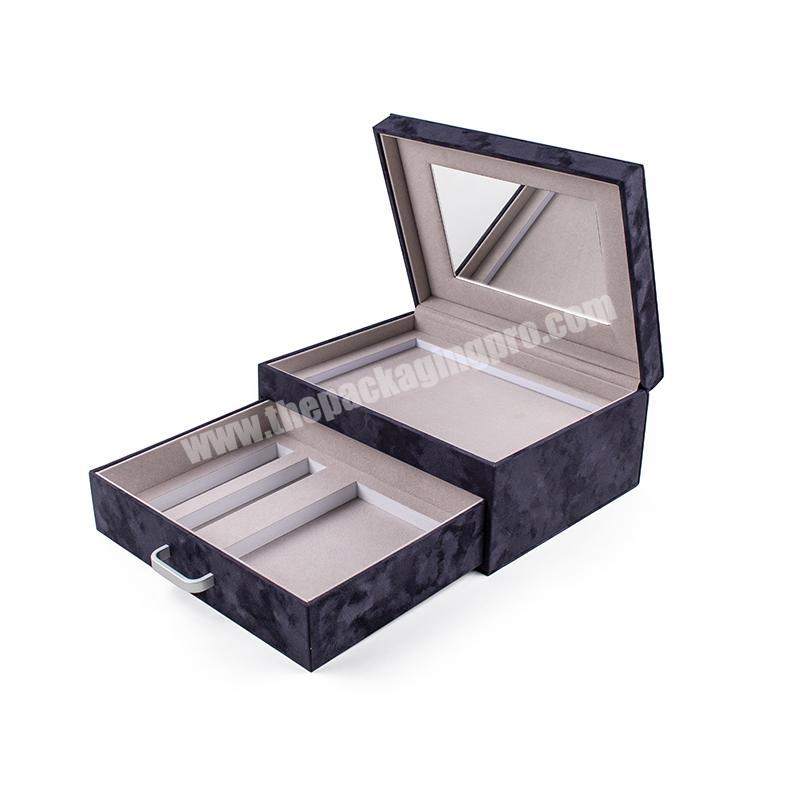 custom double layer essential oil makeup caixa square cosmetics boxes luxury packaging
