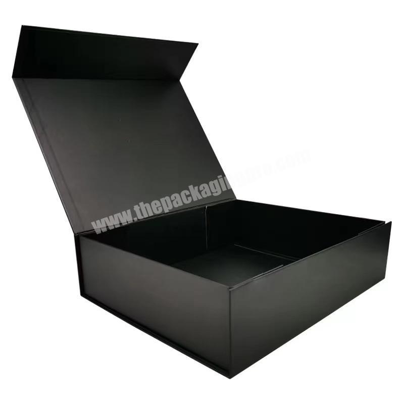 custom logo luxurious wig packaging box with magnetic closure box